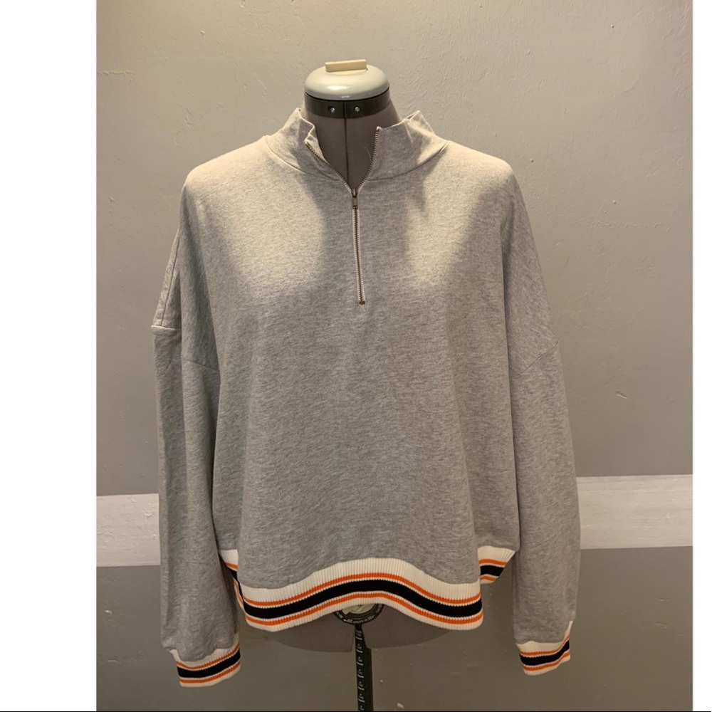 Coco + Jaimeson grey pullover